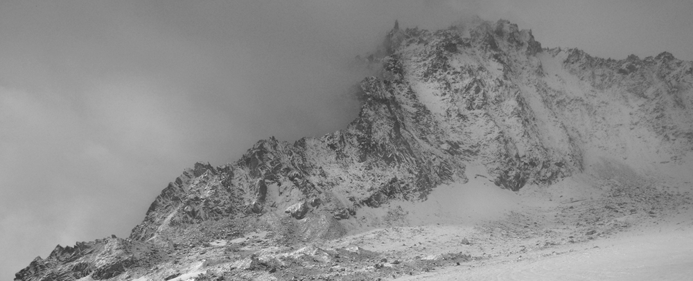 Crête région d'Orny, depuis la cabane d'Orny, Valais, Suisse.