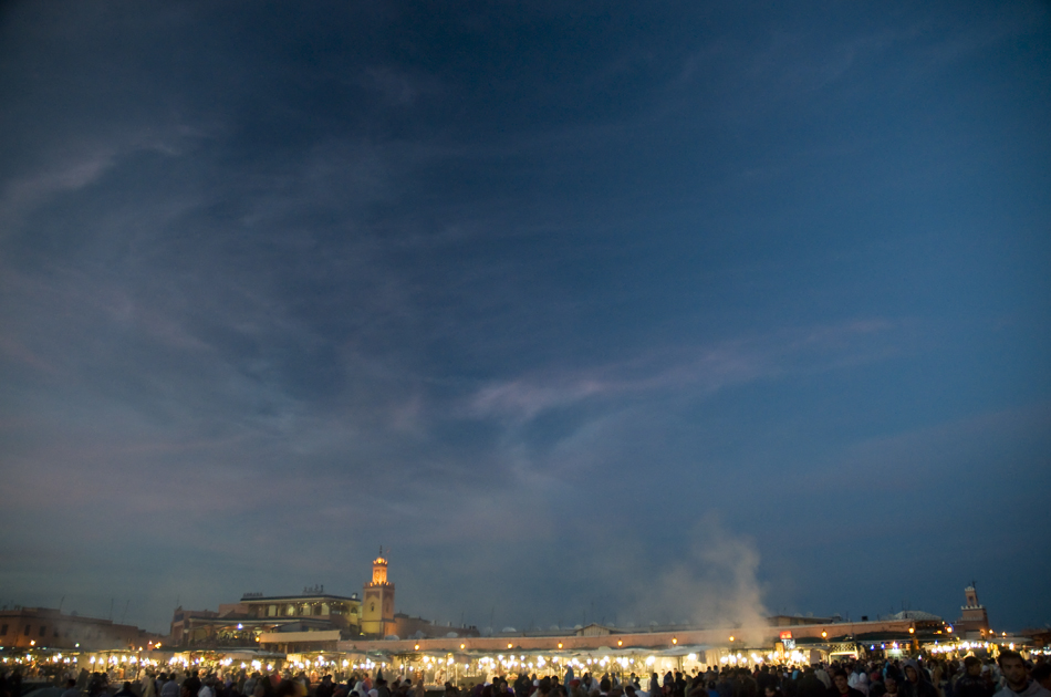 Djama-el-fna, Marrakech, Maroc