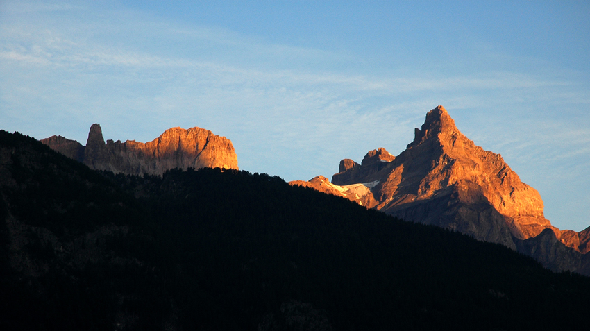 Dents du Midi, Valais, Suisse.