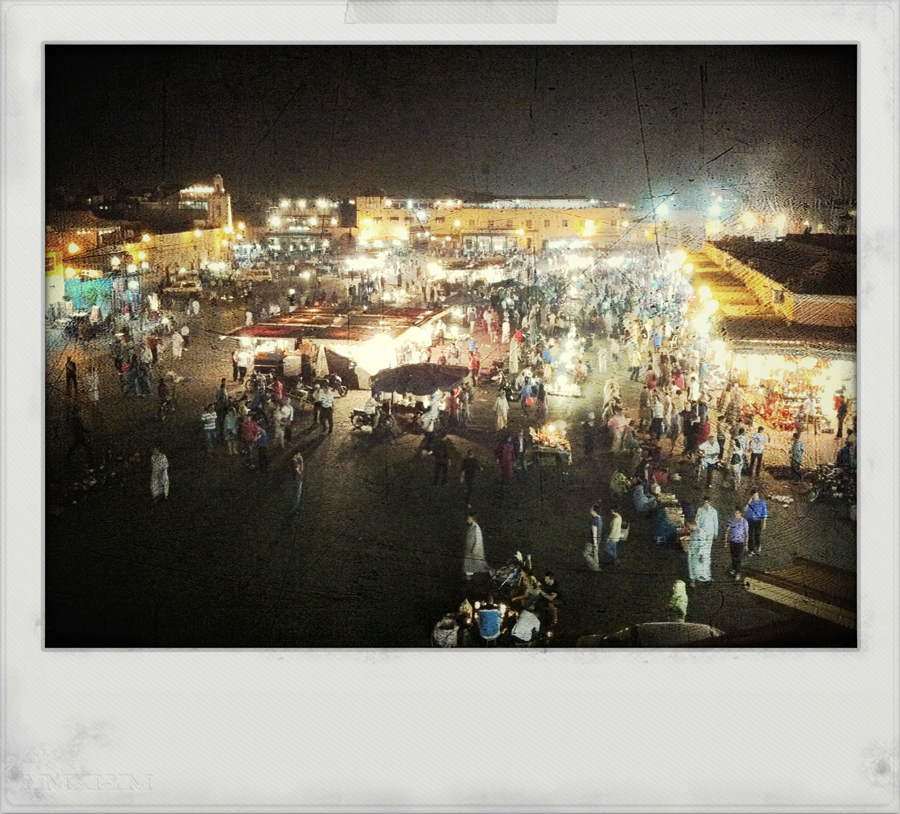 Place Jemaa el Fna, Marrakech, Maroc